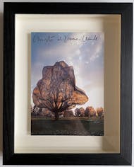 【Signed Card】Christo & Jeanne-Claude：Wrapped Trees, Fondation Beyeler and Berower Park, Riehen, Switzerland, 1997-98